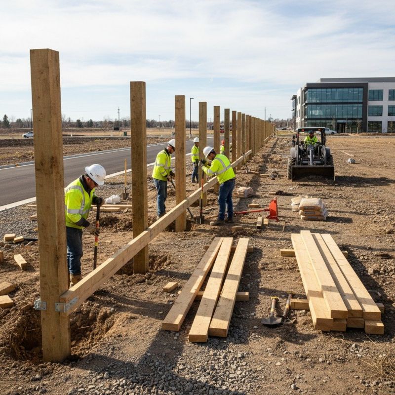Horse Fence Installation